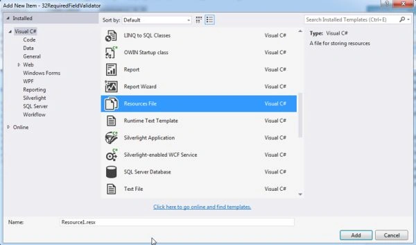 resource file