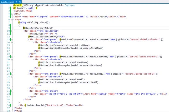 create cs html