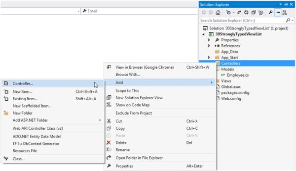 add another controller in MVC