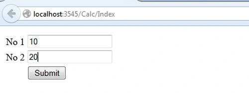 input value