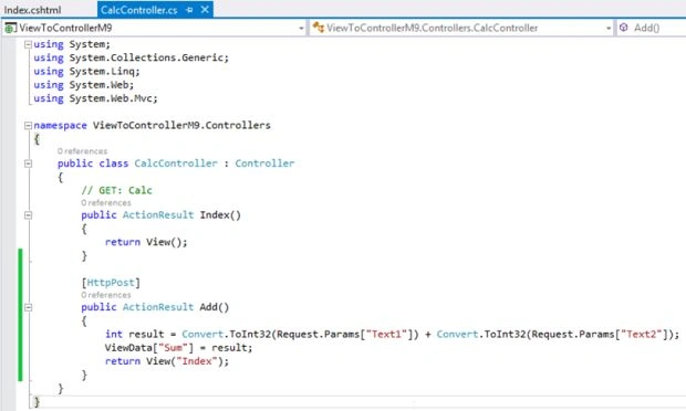 controller code