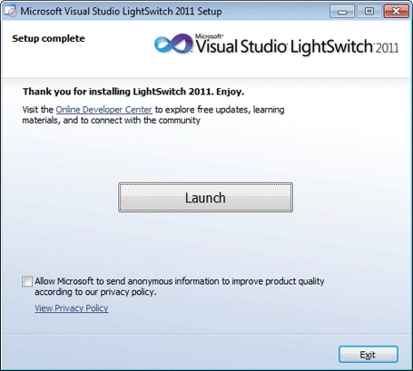 Visual Studio LightSwitch 2011
