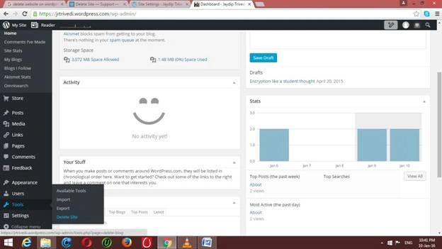 Export Blog Content