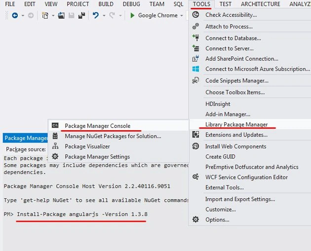 Package Manager Console