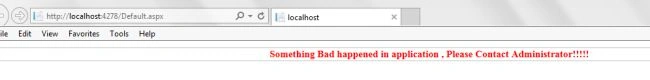 Error Calling View Page