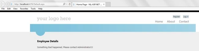 Running View Page
