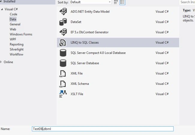LINQ to SQL classes