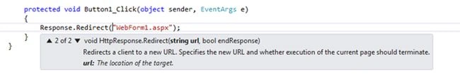 response redirect