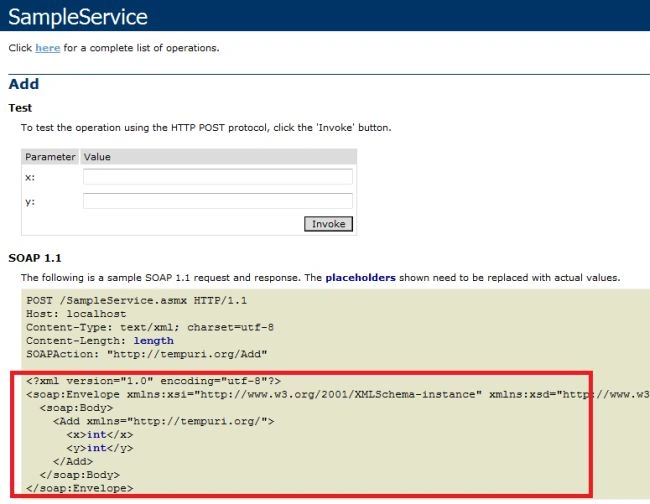 Add method to See SOAP message