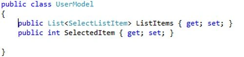 Creating MVC model