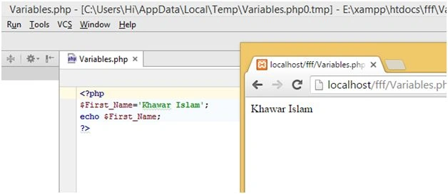 Practice of Variable