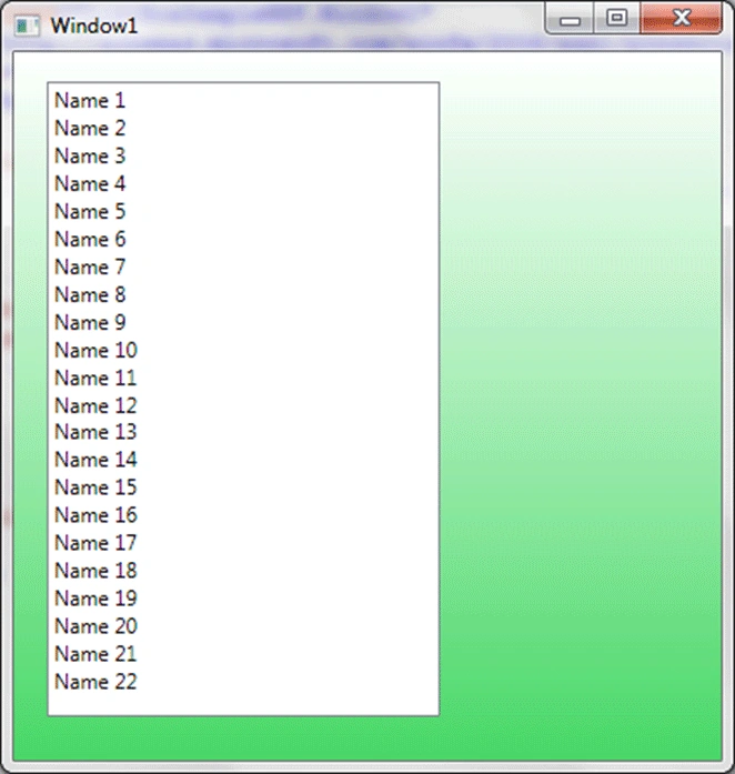 Alternate Row Color In ListBox In WPF