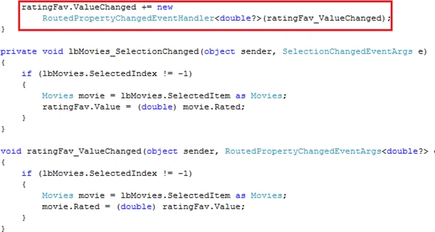 Rating Control in WPF Toolkit