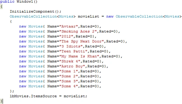 Rating Control in WPF Toolkit