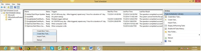 create basic task