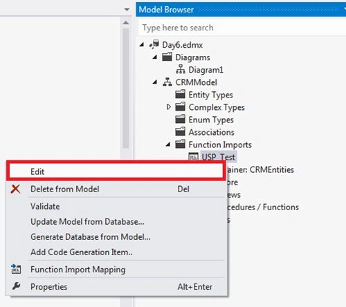Function import