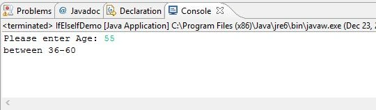 if else if Statements