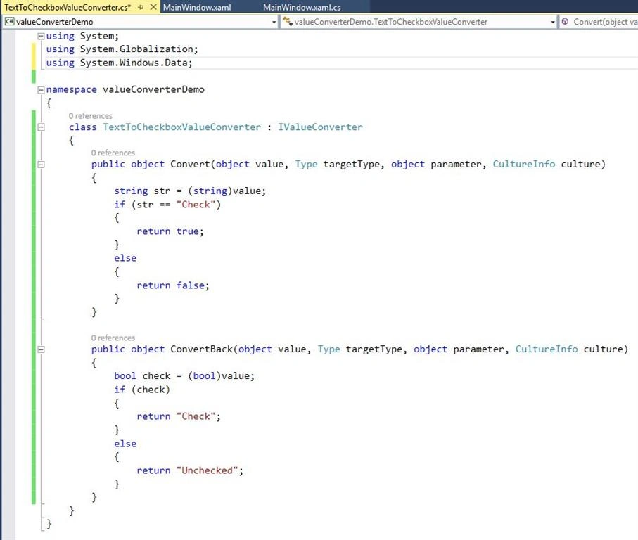 logic for convert method