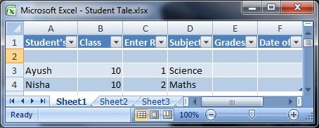 Data Table