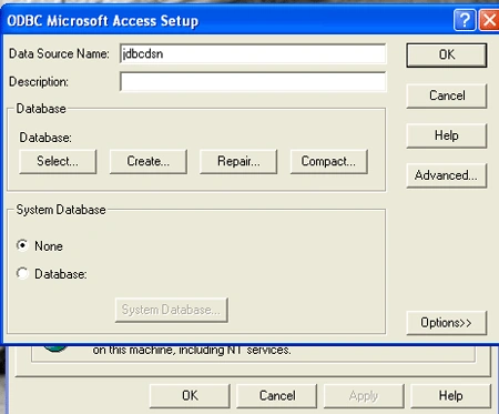 writing the data source name