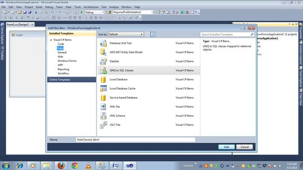 Linq To SQL class file