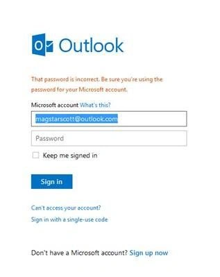 Loss of Password