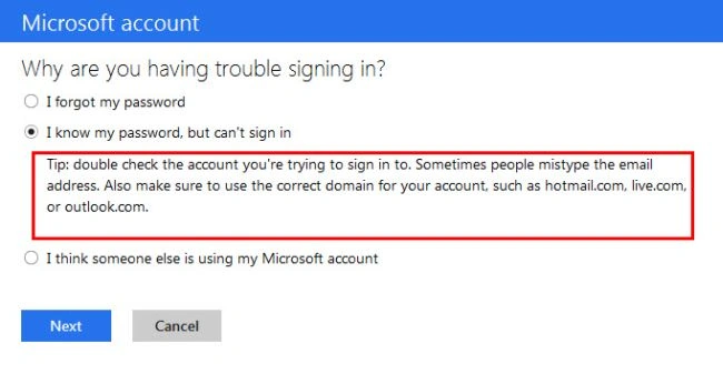 Tip to recheck your credentials