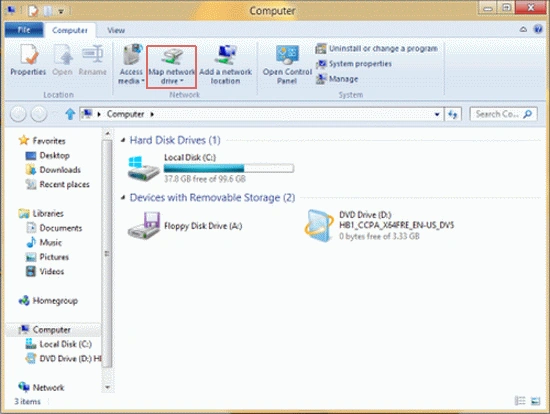 Map Network Drive