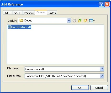 Interface Using C#