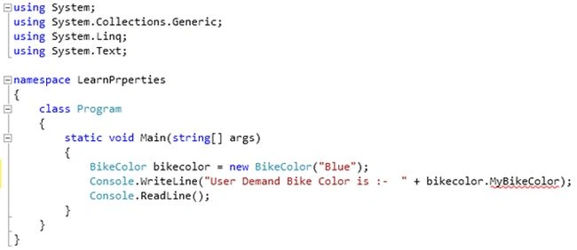 Private variable