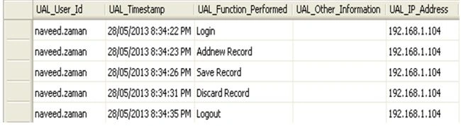 SQL Server table