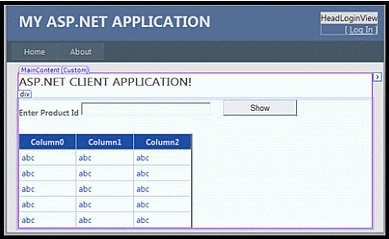 ASP.Net Client
