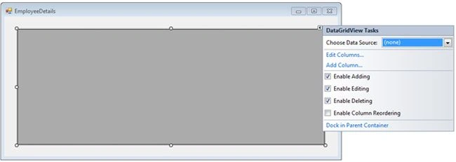 DataGridView
