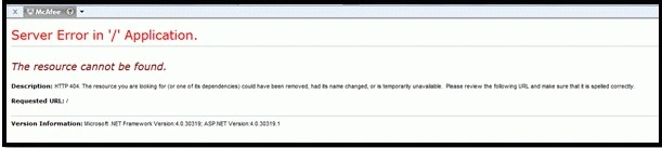 Server Error