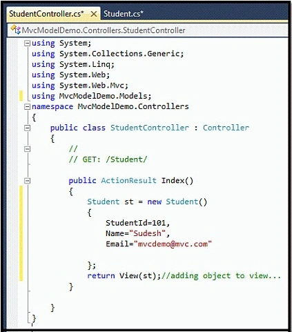 Student model