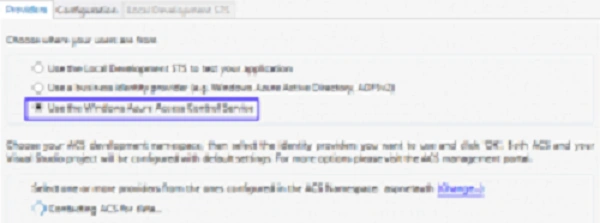 Configure