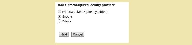 preconfigure