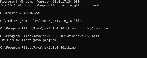 first-program-run