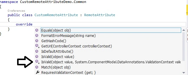 override method