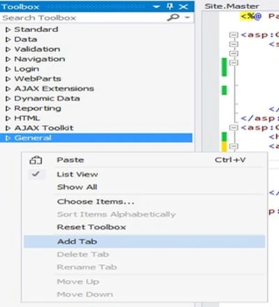 add tab