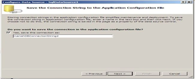 save connection