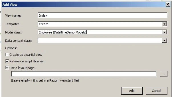 Employee model