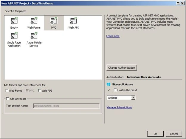 MVC tab