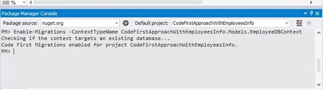 package manager console