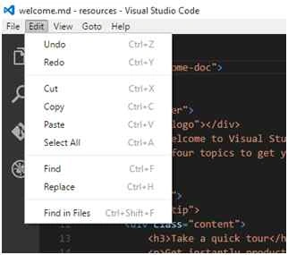 Edit Menu