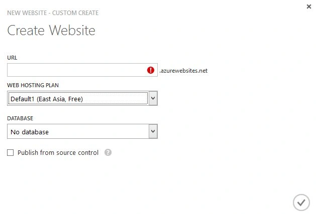 Create website