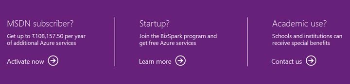 Scroll down the website
