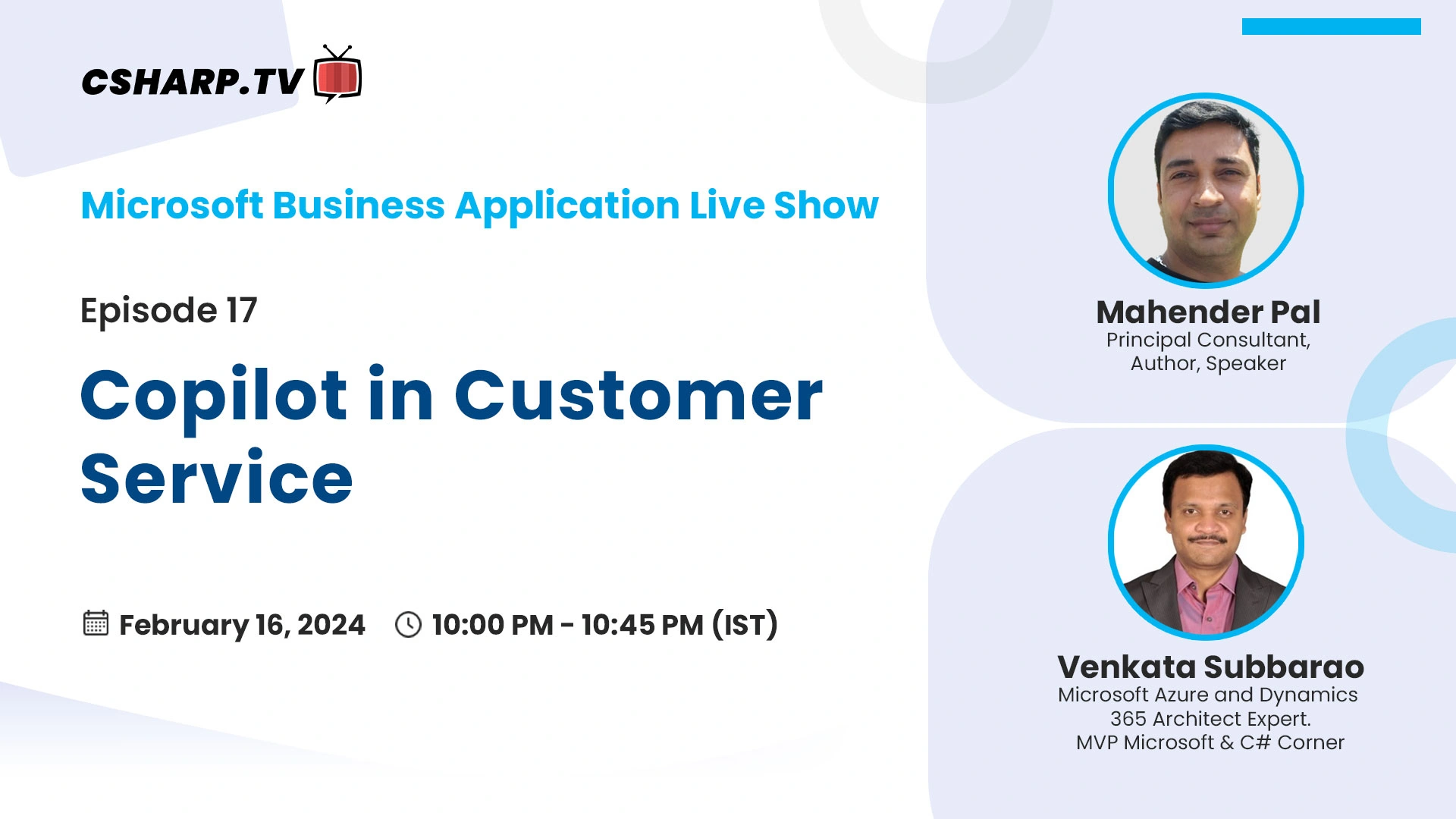 Copilot in Customer Service - Microsoft Business Application Live Show Ep.17