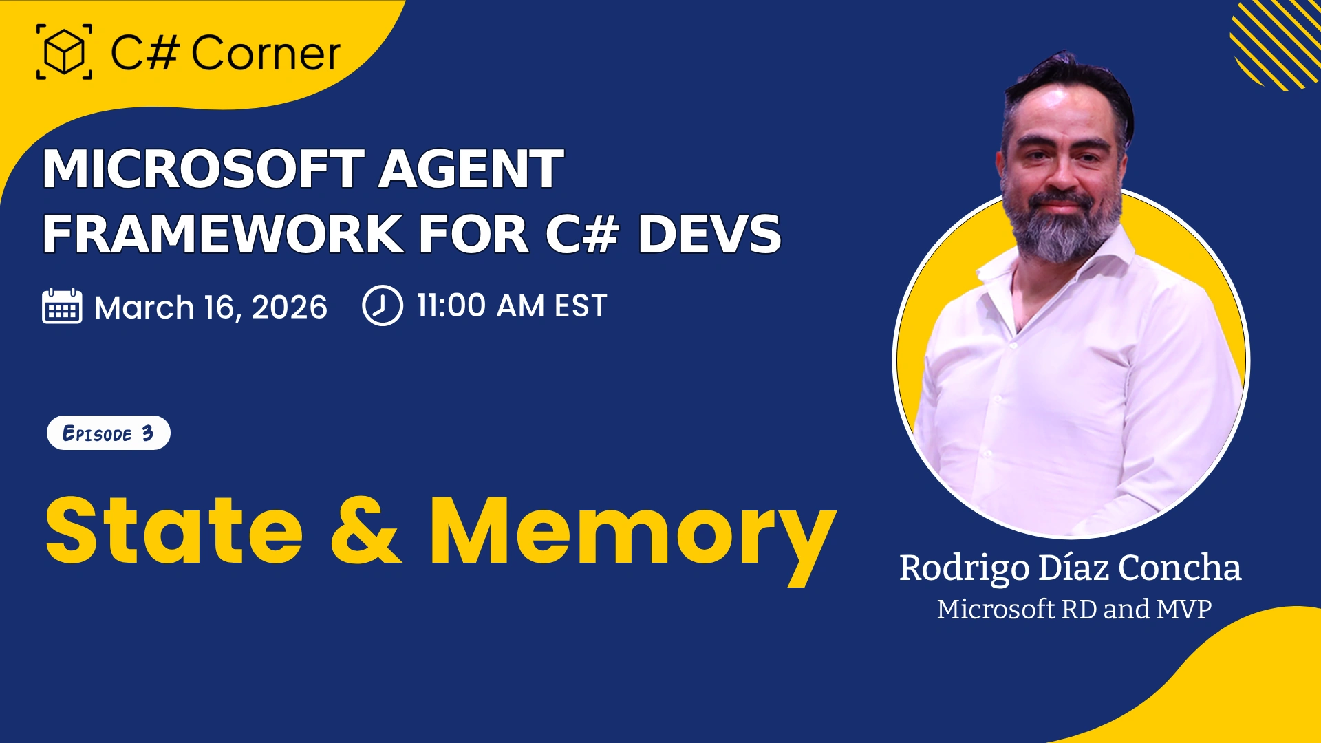 State & Memory in AI Agents | Microsoft Agent Framework for C# Devs - Ep. 3