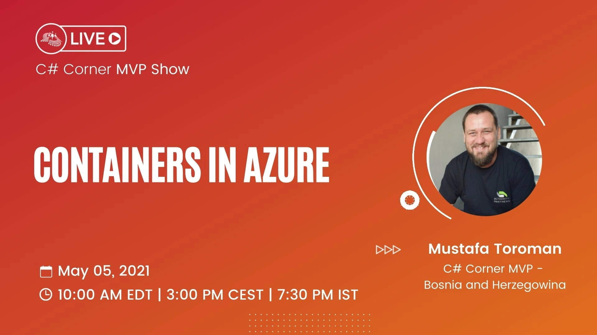 Containers in Azure -  MVP Show ft. Mustafa Toroman
